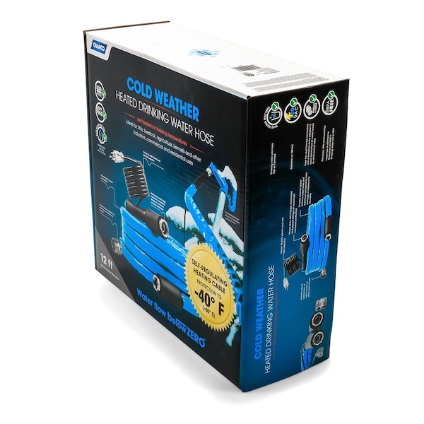 Camco HEATED DRINKING WATER HOSE -40, 12FT, 5/IN ID (E/F) CETLUS, LLC 22920 - main